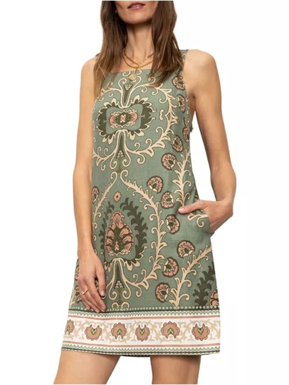 Sanctuary April Printed Shift Dress Size Medium NWT